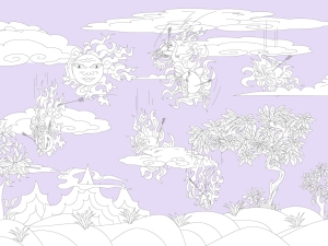 Trees and Seven Suns