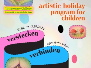 verstecken, verbinden, ausbreiten. Künstlerisches Ferienprogramm für Kinder zwischen 6 und 9 Jahren
